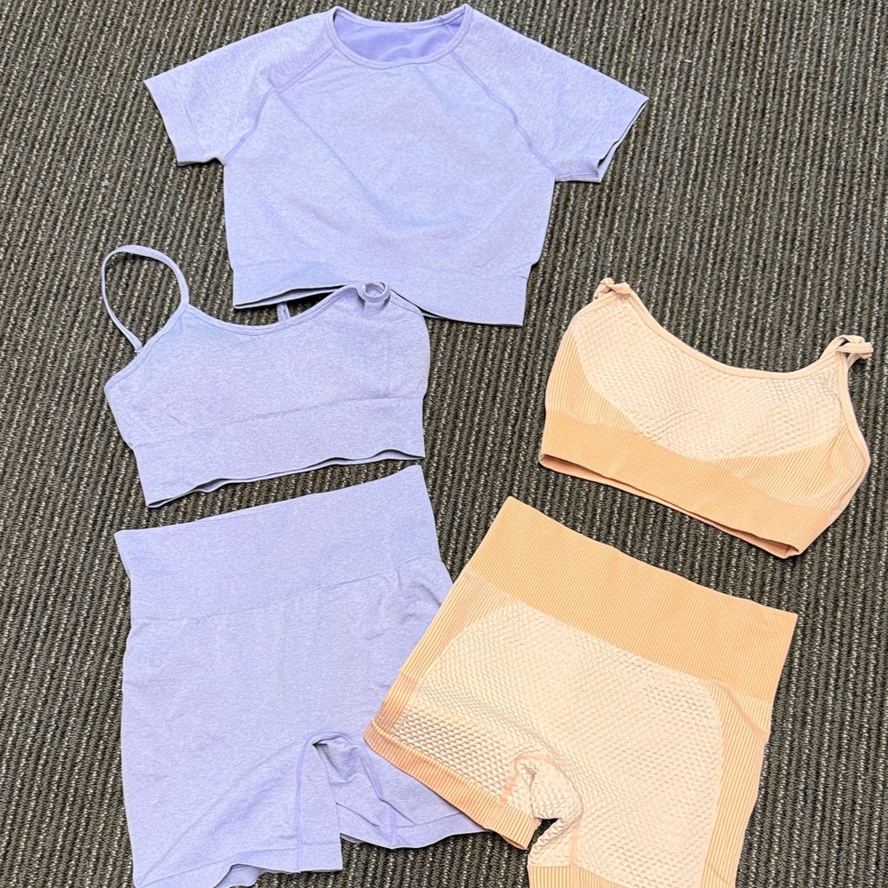 Women’s stylish set of workout gear